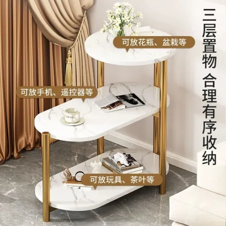 Modern Nordic-style, light luxury and simple living room table, multi-layered side table, small household table for small-sized apartments Modern Nordic-style, light luxury and simple living room table, multi-layered side table, small household table for small-sized apartments